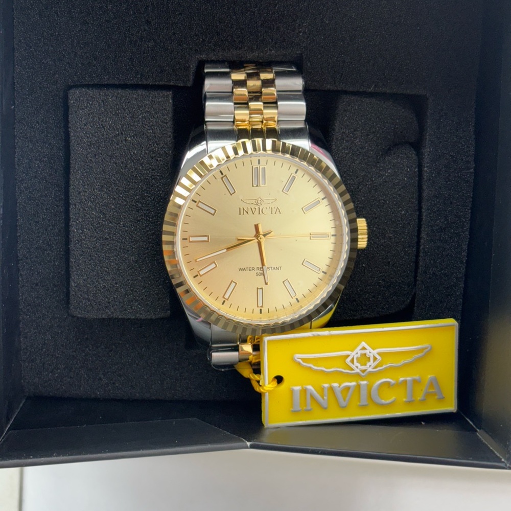Invicta Two-Tone Gold and Silver Watch